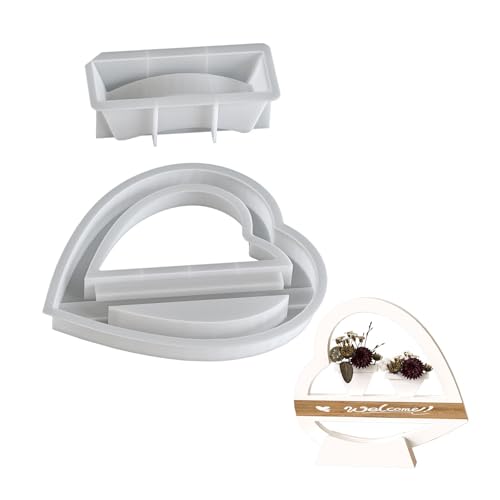 Rund/Herz Silikonform Einzigartige Heimliche Schimmelpilze Handherstellung Für Handwerksmaterialien Geeignet Für Handwerk Enthusiasten Präsentieren Herzform Silikonform Rund/Herz Silikonform Einzigartige Heimliche Schimmelpilze Handherstellung Für Handwerksmaterialien Geeignet Für Handwerk Enthusiasten Präsentieren Herzform Silikonform von PEPWE