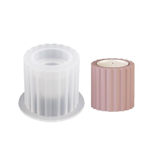 Silikonform für Kerzenhalter, gestreift, Kristall, Epoxidharz, zylindrische Halterformen, Hochzeitsdekoration, Halter Formen für die Herstellung Silikonform für Kerzenhalter, gestreift, Kristall, Epoxidharz, zylindrische Halterformen, Hochzeitsdekoration, Halter Formen für die Herstellung von PEPWE