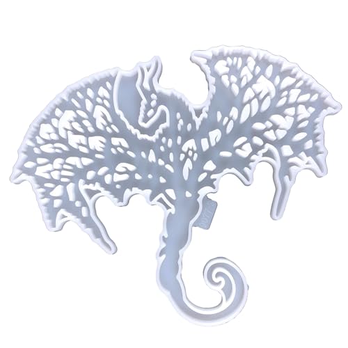 Silikonform mit Baum, Flugsaurier, Ornament, Epoxidharz, Guss, Anhängerform, geeignet für Dekorationsformen von PEPWE