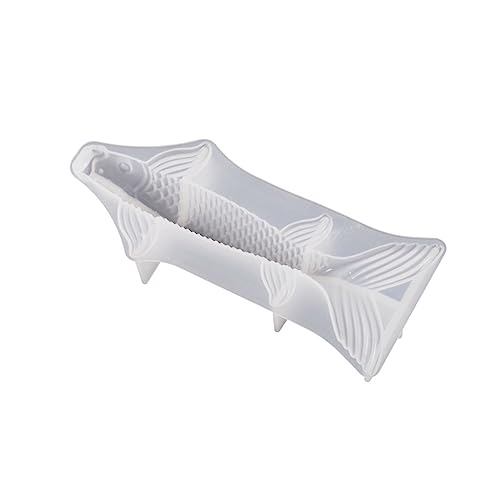 Stereo-Wandbehang aus Silikon, Valentinstag, große Fisch-Dekor-Form, Schreibtisch-Ornamente, Anhänger, Epoxidharz-Form Stereo-Wandbehang aus Silikon, Valentinstag, große Fisch-Dekor-Form, Schreibtisch-Ornamente, Anhänger, Epoxidharz-Form von PEPWE