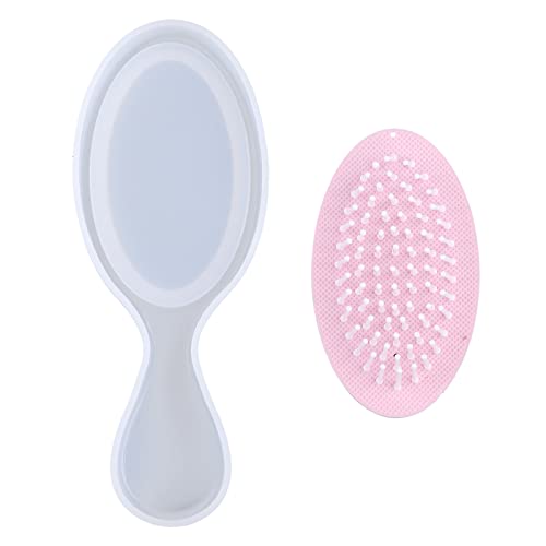 Transparente 3D-Silikon-Kammform, Epoxidharz, Gießformen für Haarbürsten, Schmuckherstellung, Werkzeuge, Harz, Schmuckformen von PEPWE