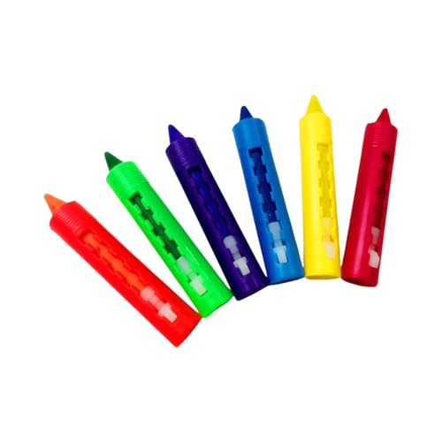 Waschbarer Badestift für Kinder, 6 Farben, mit Stifthalter, für Kleinkinder, Kunst, Zeichnen, Färben, Kritzeln, Badkunstbedarf Waschbarer Badestift für Kinder, 6 Farben, mit Stifthalter, für Kleinkinder, Kunst, Zeichnen, Färben, Kritzeln, Badkunstbedarf von PEPWE
