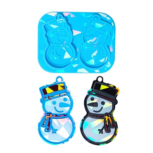Weihnachtsform, handgefertigt, Ohrring-Anhänger, Silikonform, Harzform für Schlüsselanhänger, Schmuck, Epoxidharz, rechteckig, Schlüsselanhänger, Schmuck für Anfänger, einzigartig Weihnachtsform, handgefertigt, Ohrring-Anhänger, Silikonform, Harzform für Schlüsselanhänger, Schmuck, Epoxidharz, rechteckig, Schlüsselanhänger, Schmuck für Anfänger, einzigartig von PEPWE