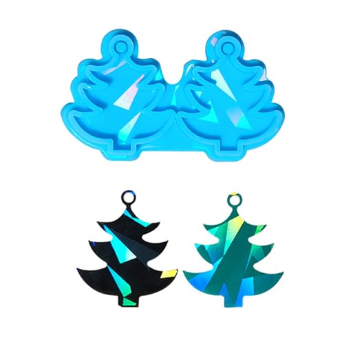 Weihnachtsform, handgefertigt, Ohrring-Anhänger, Silikonform, Harzform für Schlüsselanhänger, Schmuck, Epoxidharz, rechteckig, Schlüsselanhänger, Schmuck für Anfänger, einzigartig Weihnachtsform, handgefertigt, Ohrring-Anhänger, Silikonform, Harzform für Schlüsselanhänger, Schmuck, Epoxidharz, rechteckig, Schlüsselanhänger, Schmuck für Anfänger, einzigartig von PEPWE