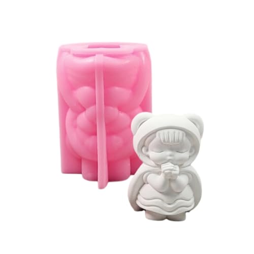 Wishing Little Girl Statue Silikonformen für Epoxidharz, handgefertigte Seife, Fondant, Silikonformen zum Backen Wishing Little Girl Statue Silikonformen für Epoxidharz, handgefertigte Seife, Fondant, Silikonformen zum Backen von PEPWE