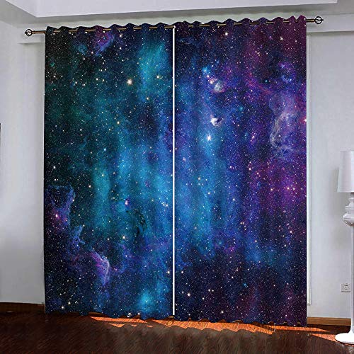 PERFECTPOT Vorhänge Galaxy Vorhang Blickdicht mit Ösen 100% Polyester Gardinen Isolierend Schalldämmend für Wohnzimmer Kinderzimmer Schlafzimmer Dekoration 140x160cm PERFECTPOT Vorhänge Galaxy Vorhang Blickdicht mit Ösen 100% Polyester Gardinen Isolierend Schalldämmend für Wohnzimmer Kinderzimmer Schlafzimmer Dekoration 140x160cm von PERFECTPOT