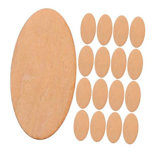 30Stücke Unfertige Holzscheiben Oval für DIY Bastelarbeiten Natürliche Holzornamente für Dekoration Vielseitig Einsetzbar für Projekte 30Stücke Unfertige Holzscheiben Oval für DIY Bastelarbeiten Natürliche Holzornamente für Dekoration Vielseitig Einsetzbar für Projekte von PERSELOSO