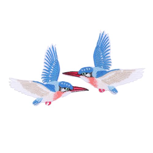PERSELOSO 1 Paar Vogelflicken zum Aufbügeln DIY Applikationen für Kleidung für Jeans Shirts Taschen Haltbar und Dekorativ Hochwertigem Rayon zur Kreativen Reparatur und Verschönerung PERSELOSO 1 Paar Vogelflicken zum Aufbügeln DIY Applikationen für Kleidung für Jeans Shirts Taschen Haltbar und Dekorativ Hochwertigem Rayon zur Kreativen Reparatur und Verschönerung von PERSELOSO