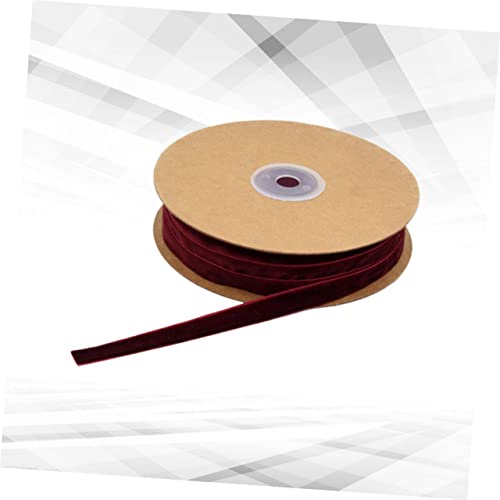 PERSELOSO 1 Rolle Beflockungsband Band Zum Verpacken Zubehör Wickeln Nähen Gegenwärtig Bänder Zum Verpacken Mini Dünn Rustikales Band Bänder Zum Basteln Samtband Rot Kleidung Rotwein PERSELOSO 1 Rolle Beflockungsband Band Zum Verpacken Zubehör Wickeln Nähen Gegenwärtig Bänder Zum Verpacken Mini Dünn Rustikales Band Bänder Zum Basteln Samtband Rot Kleidung Rotwein von PERSELOSO