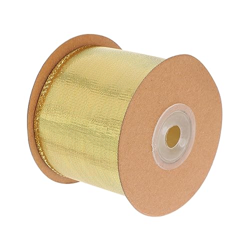 PERSELOSO 1 Rolle Festliches Geschenkband Metallseide Gold für Diy Dekoration Blumensträuße und Festliche Anlässe Wie Geburtstage und Hochzeiten PERSELOSO 1 Rolle Festliches Geschenkband Metallseide Gold für Diy Dekoration Blumensträuße und Festliche Anlässe Wie Geburtstage und Hochzeiten von PERSELOSO