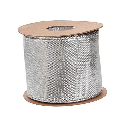 PERSELOSO 1 Rolle Festliches Geschenkband Silber Hochwertiges Diy Verpackungsband für Blumensträuße Partydekoration und Kreative Bastelprojekte für Hochzeiten Geburtstage und Feiertage PERSELOSO 1 Rolle Festliches Geschenkband Silber Hochwertiges Diy Verpackungsband für Blumensträuße Partydekoration und Kreative Bastelprojekte für Hochzeiten Geburtstage und Feiertage von PERSELOSO