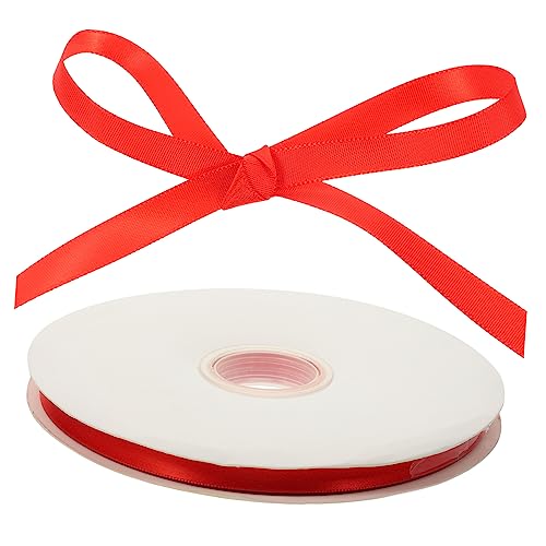 PERSELOSO 1 Rolle Geschenkbox -Verpackungsband hängend wickeln Band zum Verpacken grünes Drahtband Basteln Multifunktions-Bastelband verschleißfestes Bastelband Polyester rot PERSELOSO 1 Rolle Geschenkbox -Verpackungsband hängend wickeln Band zum Verpacken grünes Drahtband Basteln Multifunktions-Bastelband verschleißfestes Bastelband Polyester rot von PERSELOSO