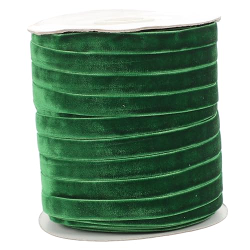 PERSELOSO 1 Rolle Grünes Samtband für DIY Hochzeits und Partydekoration Geschenkverpackungen Yards Strapazierfähig und Vielseitig für Kreative Bastelprojekte PERSELOSO 1 Rolle Grünes Samtband für DIY Hochzeits und Partydekoration Geschenkverpackungen Yards Strapazierfähig und Vielseitig für Kreative Bastelprojekte von PERSELOSO