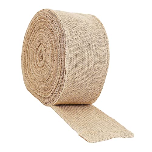 PERSELOSO 1 Rolle Juteband Naturbelassene Jute für DIY Geschenkverpackungen und Hochzeitsdekoration Vielseitiges Dekoband für Partys und Kreative Bastelprojekte von PERSELOSO