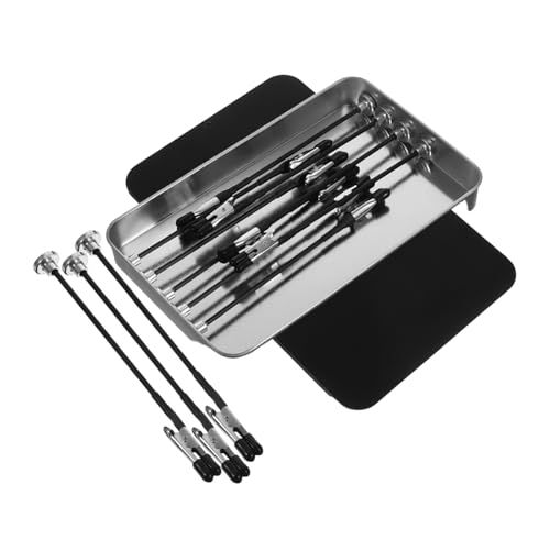 PERSELOSO 1 Satz Alligator Clips mit Magnetbasis Krokodilklemmen für Modellbau Löthilfe und Bastelarbeiten Flexible Halterungen für Kreative Projekte PERSELOSO 1 Satz Alligator Clips mit Magnetbasis Krokodilklemmen für Modellbau Löthilfe und Bastelarbeiten Flexible Halterungen für Kreative Projekte von PERSELOSO