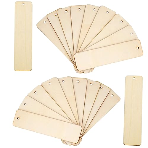 PERSELOSO 1 Satz Holz Lesezeichen Blanko DIY Lesezeichen für Kreative Bastelprojekte für Schule Weihnachten und Persönliche Dekoration PERSELOSO 1 Satz Holz Lesezeichen Blanko DIY Lesezeichen für Kreative Bastelprojekte für Schule Weihnachten und Persönliche Dekoration von PERSELOSO