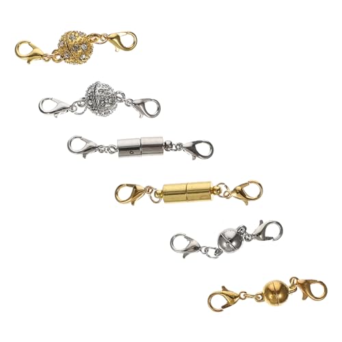 PERSELOSO 1 Satz Magnetischer Schmuckverschluss Kugelförmige Magnetverschlüsse Für Armbänder Zum Basteln Von Schmuck Einfach Zu Bedienen Und Passend Für Verschiedene Stile 6 Paare PERSELOSO 1 Satz Magnetischer Schmuckverschluss Kugelförmige Magnetverschlüsse Für Armbänder Zum Basteln Von Schmuck Einfach Zu Bedienen Und Passend Für Verschiedene Stile 6 Paare von PERSELOSO