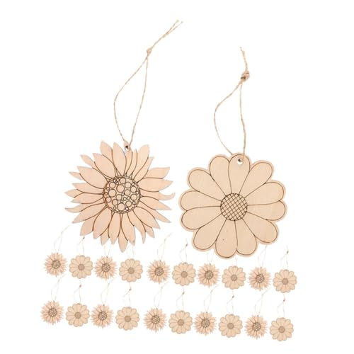 PERSELOSO 1 Satz Unvollendete Holzblumen Scheiben für DIY Projekte Teiliges Holzblumen Ausschnitten zum Malen für Kreative Bastelideen Sicher Grat PERSELOSO 1 Satz Unvollendete Holzblumen Scheiben für DIY Projekte Teiliges Holzblumen Ausschnitten zum Malen für Kreative Bastelideen Sicher Grat von PERSELOSO