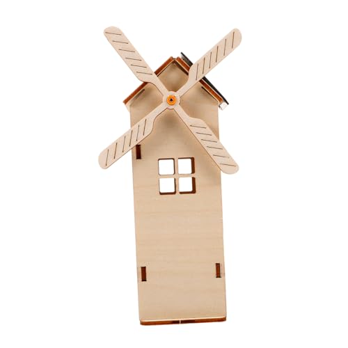 PERSELOSO 1 Satz Unvollständiger Holzbausatz für Solar Windmühle DIY Wissenschaftsprojekt für Geeignet für Kreative Bastelstunden und Unabhängiges PERSELOSO 1 Satz Unvollständiger Holzbausatz für Solar Windmühle DIY Wissenschaftsprojekt für Geeignet für Kreative Bastelstunden und Unabhängiges von PERSELOSO