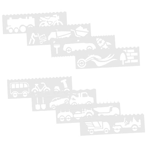 PERSELOSO 1 Satz Wiederverwendbare Fahrzeug Malschablonen für Kreative Autos Traktoren Motorräder und Fahrräder für Wandgestaltung Kartenherstellung und Schulprojekte PERSELOSO 1 Satz Wiederverwendbare Fahrzeug Malschablonen für Kreative Autos Traktoren Motorräder und Fahrräder für Wandgestaltung Kartenherstellung und Schulprojekte von PERSELOSO