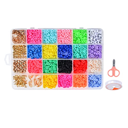 PERSELOSO 1 Schachtel Bunte Polymer Clay Perlen für DIY Armbänder Lose Perlen für Schmuckherstellung Vielseitig Einsetzbar und Benutzerfreundlich PERSELOSO 1 Schachtel Bunte Polymer Clay Perlen für DIY Armbänder Lose Perlen für Schmuckherstellung Vielseitig Einsetzbar und Benutzerfreundlich von PERSELOSO