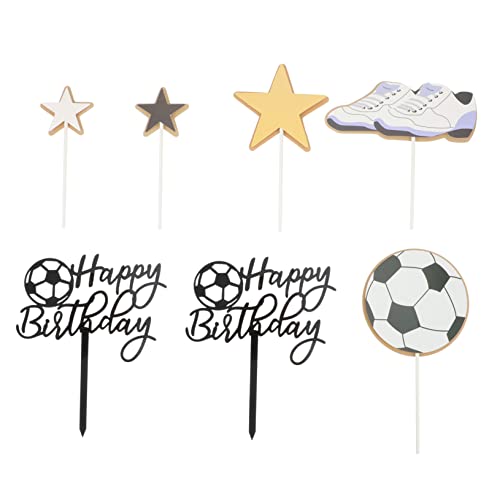 PERSELOSO 1 Set Cupcake Topper Fußball Ornament Fußball Party Kuchen Dekoration Fußball Cupcake Ornamente Fußball Geburtstagsparty Kuchen Picker Dekorationen Kuchen Topper Für PERSELOSO 1 Set Cupcake Topper Fußball Ornament Fußball Party Kuchen Dekoration Fußball Cupcake Ornamente Fußball Geburtstagsparty Kuchen Picker Dekorationen Kuchen Topper Für von PERSELOSO