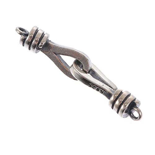 PERSELOSO 1 Stück Armbandverschluss Für Gold Herstellung Verschlüsse Halskettenclip Werkzeug Schmuck Verschluss Diy-armbandschnalle Halskettenverbinder Selber Machen Black Silber- PERSELOSO 1 Stück Armbandverschluss Für Gold Herstellung Verschlüsse Halskettenclip Werkzeug Schmuck Verschluss Diy-armbandschnalle Halskettenverbinder Selber Machen Black Silber- von PERSELOSO