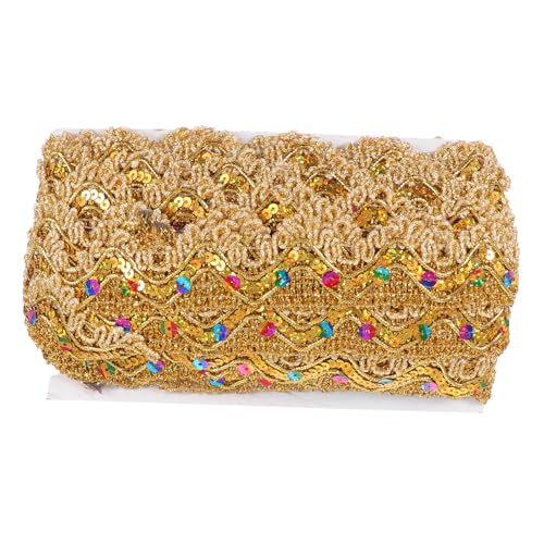 PERSELOSO 1 Stück drei Paillettenspitze Quaste trimmt Dekorationen Kostümkleid Kostümmaterial one piece kleidung kissenbezüge shoe charms Tanzkleidungsstück Kleidungszubehör links Golden PERSELOSO 1 Stück drei Paillettenspitze Quaste trimmt Dekorationen Kostümkleid Kostümmaterial one piece kleidung kissenbezüge shoe charms Tanzkleidungsstück Kleidungszubehör links Golden von PERSELOSO
