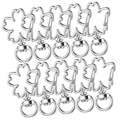 PERSELOSO 10 Stück DIY Schlüsselanhänger Zubehör Federring Karabiner Clips für Blumen Schlüsselanhänger Langlebige und Praktische Schnappverschlüsse für Kreative Bastelprojekte PERSELOSO 10 Stück DIY Schlüsselanhänger Zubehör Federring Karabiner Clips für Blumen Schlüsselanhänger Langlebige und Praktische Schnappverschlüsse für Kreative Bastelprojekte von PERSELOSO