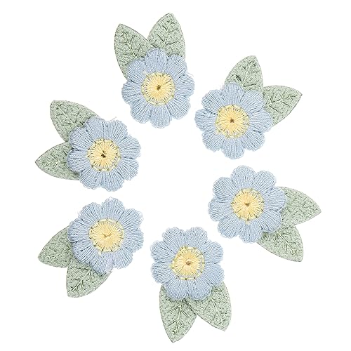 PERSELOSO 10 Stück Gestickte Blumenzubehör 3D-Blumenbeet Stickaufnäher nähen Flicken aufnähen dekorativ Patch Stich Blumen-Kleiderflicken gestickte Aufnäher nähen Stoff Blue PERSELOSO 10 Stück Gestickte Blumenzubehör 3D-Blumenbeet Stickaufnäher nähen Flicken aufnähen dekorativ Patch Stich Blumen-Kleiderflicken gestickte Aufnäher nähen Stoff Blue von PERSELOSO