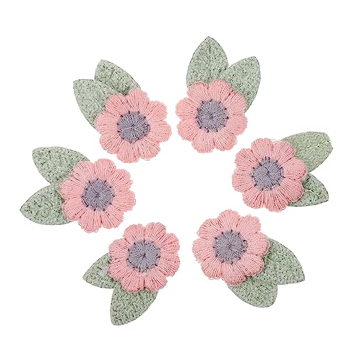 PERSELOSO 10 Stück Gestickte Blumenzubehör Aufkleber zum Aufnähen Kleidungsflicken bestickt Kleidung mit Blumenflecken Patch Blumen-Kleiderflicken Flicken aufnähen Stoff Rosa PERSELOSO 10 Stück Gestickte Blumenzubehör Aufkleber zum Aufnähen Kleidungsflicken bestickt Kleidung mit Blumenflecken Patch Blumen-Kleiderflicken Flicken aufnähen Stoff Rosa von PERSELOSO