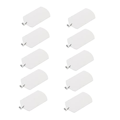 PERSELOSO 10 Stück Gravur Tags Titanstahl Hochwertige Blanke Anhänger für Erkennungsmarken Hundemarken Personalisierte Designs für Kettenanhänger von PERSELOSO