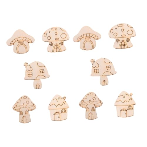 PERSELOSO 10 Stück Holzpilzscheiben Pilze Pilz Für Holzpilz Mittelstücke Pilzholz Unfertige Scheiben Pilzkunst Malerei Holz Pilzform Khaki PERSELOSO 10 Stück Holzpilzscheiben Pilze Pilz Für Holzpilz Mittelstücke Pilzholz Unfertige Scheiben Pilzkunst Malerei Holz Pilzform Khaki von PERSELOSO