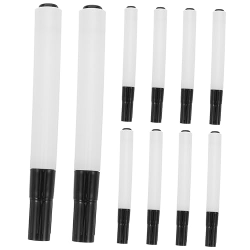 PERSELOSO 10 Stück Nachfüllbare Whiteboard Marker Wasserlösliche Stifte für Whiteboards Kalender und Kühlschränke Runde Spitze PERSELOSO 10 Stück Nachfüllbare Whiteboard Marker Wasserlösliche Stifte für Whiteboards Kalender und Kühlschränke Runde Spitze von PERSELOSO