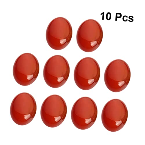 PERSELOSO 10 Stück Red Jade Schmuckzubehör Oval Achat-Edelstein-Patch Steinvorräte Achat Edelstein Erwachsene Edelsteine für die Schmuckherstellung rote Perlen für die Schmuckherstellung PERSELOSO 10 Stück Red Jade Schmuckzubehör Oval Achat-Edelstein-Patch Steinvorräte Achat Edelstein Erwachsene Edelsteine für die Schmuckherstellung rote Perlen für die Schmuckherstellung von PERSELOSO