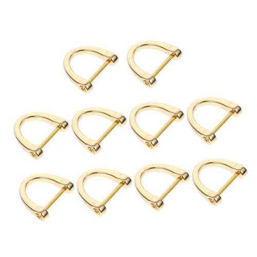 PERSELOSO 10 Stück Teiliges Ringe als Ersatz für Koffer und Taschenbeschläge Langlebige DIY Schlüsselanhänger und Trageriemen Zubehör für Gepäck und Handtaschen PERSELOSO 10 Stück Teiliges Ringe als Ersatz für Koffer und Taschenbeschläge Langlebige DIY Schlüsselanhänger und Trageriemen Zubehör für Gepäck und Handtaschen von PERSELOSO