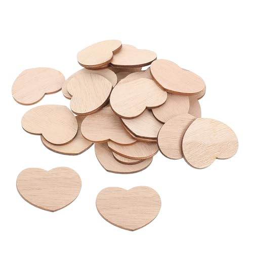 PERSELOSO 100 Herzformen Zum Basteln: Unbehandeltes Holz, Diy, Rustikale Dekorationen, Naturholzstücke Zum Bemalen, Valentinstagsdekoration, Hochzeitsgästebuchanhänger PERSELOSO 100 Herzformen Zum Basteln: Unbehandeltes Holz, Diy, Rustikale Dekorationen, Naturholzstücke Zum Bemalen, Valentinstagsdekoration, Hochzeitsgästebuchanhänger von PERSELOSO