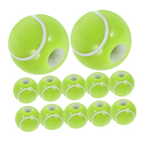 PERSELOSO 100 Stück DIY Acryl Tennisperlen mit Großem Loch Runde Perlen für Armbänder Bastelprojekte Grüne Schmuckzubehör für Kreative Gestaltung PERSELOSO 100 Stück DIY Acryl Tennisperlen mit Großem Loch Runde Perlen für Armbänder Bastelprojekte Grüne Schmuckzubehör für Kreative Gestaltung von PERSELOSO