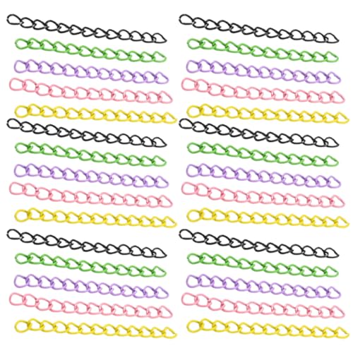 PERSELOSO 100 Stück Gliederkette goldene Halskettenverlängerung Goldanhänger für die Schmuckherstellung jahrestag valtinstaggeschenke Bulk-Halskette Armbandverlängerungen Eisen PERSELOSO 100 Stück Gliederkette goldene Halskettenverlängerung Goldanhänger für die Schmuckherstellung jahrestag valtinstaggeschenke Bulk-Halskette Armbandverlängerungen Eisen von PERSELOSO