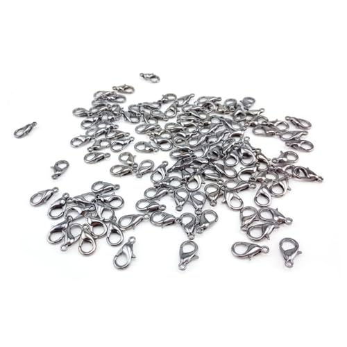 PERSELOSO 100 Stück Karabinerschnallen Schmuck Drehverschluss Karabinerverschlüsse Haken Schlüsselanhänger Schmuckherstellungsbedarf Halskettenverschluss Ersatzarmbandklemmen PERSELOSO 100 Stück Karabinerschnallen Schmuck Drehverschluss Karabinerverschlüsse Haken Schlüsselanhänger Schmuckherstellungsbedarf Halskettenverschluss Ersatzarmbandklemmen von PERSELOSO