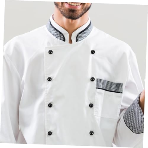 PERSELOSO 100 Stück Kochjacken Knöpfe Mittelgroß Kopf Basis Runde DIY Nähknöpfe Praktisch Kreativ Für Kochkleidung Handgefertigte Ersatzknöpfe Für Kochuniformen PERSELOSO 100 Stück Kochjacken Knöpfe Mittelgroß Kopf Basis Runde DIY Nähknöpfe Praktisch Kreativ Für Kochkleidung Handgefertigte Ersatzknöpfe Für Kochuniformen von PERSELOSO