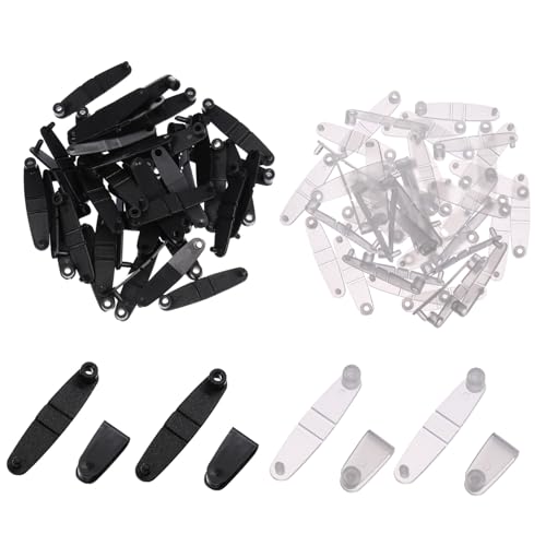 PERSELOSO 100 Stück Kunststoff Schlüsselanhänger Clips in Transparent und Schwarz Langlebige Kunststoffverbindung für Schlüsselanhänger Kartenhalter und Bastelbedarf Einfache Handhabung als PERSELOSO 100 Stück Kunststoff Schlüsselanhänger Clips in Transparent und Schwarz Langlebige Kunststoffverbindung für Schlüsselanhänger Kartenhalter und Bastelbedarf Einfache Handhabung als von PERSELOSO