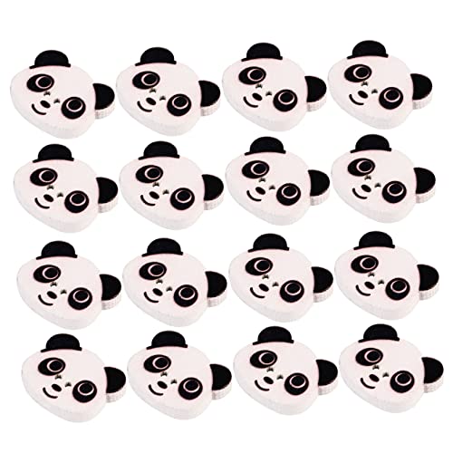 PERSELOSO 100 Stück Panda -kopfknopf Nähen Tasten Tierische Knöpfe Knopfdekor Runder Nähknopf Knöpfe Für Die Dekoration Runde Nähknöpfe Handgefertigte Holzknöpfe Hölzern PERSELOSO 100 Stück Panda -kopfknopf Nähen Tasten Tierische Knöpfe Knopfdekor Runder Nähknopf Knöpfe Für Die Dekoration Runde Nähknöpfe Handgefertigte Holzknöpfe Hölzern von PERSELOSO