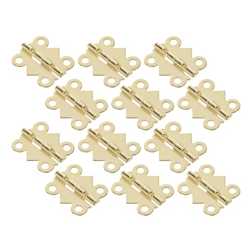 PERSELOSO 100 Stück Scharniere für Puppenhaus Kleine Scharniere für DIY Möbel und Türen für Puppenhaus Dekoration und Handwerk Leicht und Langlebig PERSELOSO 100 Stück Scharniere für Puppenhaus Kleine Scharniere für DIY Möbel und Türen für Puppenhaus Dekoration und Handwerk Leicht und Langlebig von PERSELOSO