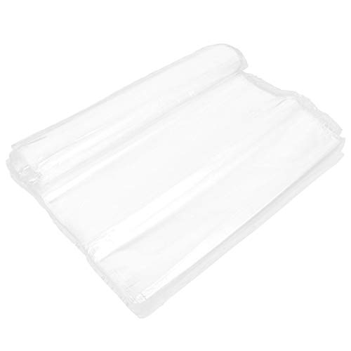 PERSELOSO 100 Stück Transparente Schrumpfverpackungsbeutel Heißsiegel Schrumpffolie für Vielseitige Anwendungen für Seifen Kerzen Flaschen und DIY Projekte von PERSELOSO
