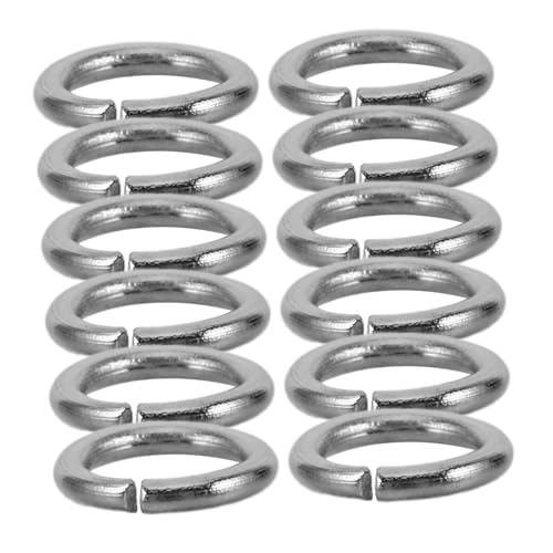 PERSELOSO 1000 Stück Geschlossene Und Flache Ringe Aus Edelstahl: Für Die Schmuckherstellung, Diy-bastelarbeiten, Armband- Und Halskettenverbinder, Glatt Und Bequem von PERSELOSO
