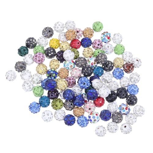 PERSELOSO 100Stücke DIY Perlen Bunte Schmuckperlen für Armband und Halskette Bastelmaterialien für Kreative und Handgefertigte Schmuckprojekte PERSELOSO 100Stücke DIY Perlen Bunte Schmuckperlen für Armband und Halskette Bastelmaterialien für Kreative und Handgefertigte Schmuckprojekte von PERSELOSO