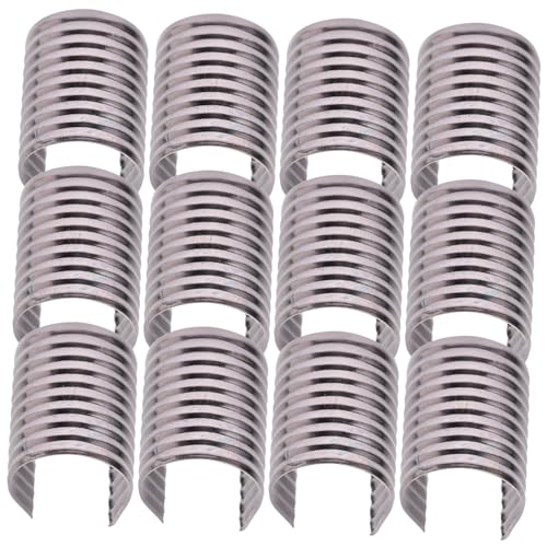 PERSELOSO 100Stücke Lederschnurclips Zylindrische Verschlüsse für DIY Schmuck Klemmen für Anhänger Armbänder Schlüsselanhänger Bastelprojekte und Rostfrei PERSELOSO 100Stücke Lederschnurclips Zylindrische Verschlüsse für DIY Schmuck Klemmen für Anhänger Armbänder Schlüsselanhänger Bastelprojekte und Rostfrei von PERSELOSO