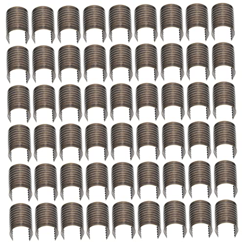PERSELOSO 100Stücke Metall Seilclips für Schmuck DIY Zylindrische Crimps für Quasten Leder Seilbefestigung Endkappen für Armbänder und Ketten Finish PERSELOSO 100Stücke Metall Seilclips für Schmuck DIY Zylindrische Crimps für Quasten Leder Seilbefestigung Endkappen für Armbänder und Ketten Finish von PERSELOSO