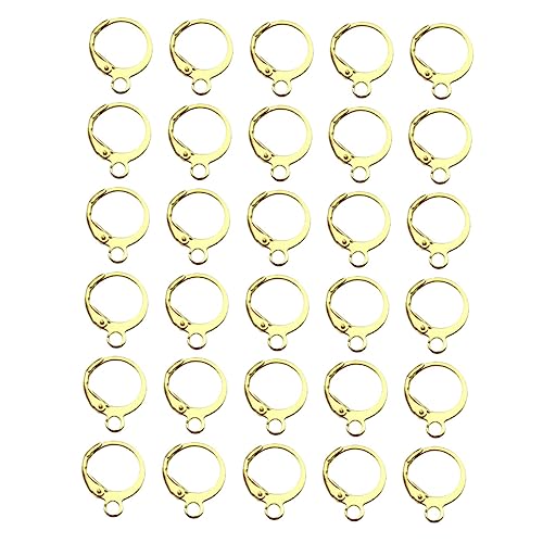 PERSELOSO 100Stücke Runde Hebel Ohrring Haken Hochwertigem für DIY Schmuckherstellung für Ohrringdekoration und Projekte Langlebig und Gestaltet PERSELOSO 100Stücke Runde Hebel Ohrring Haken Hochwertigem für DIY Schmuckherstellung für Ohrringdekoration und Projekte Langlebig und Gestaltet von PERSELOSO